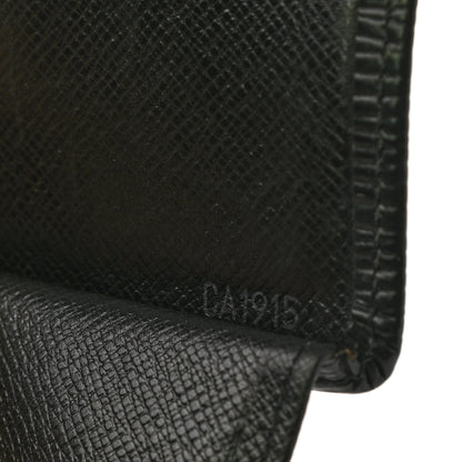 Louis Vuitton Epi Porte-Monnaie Tresor Wallet Black 10 of 10