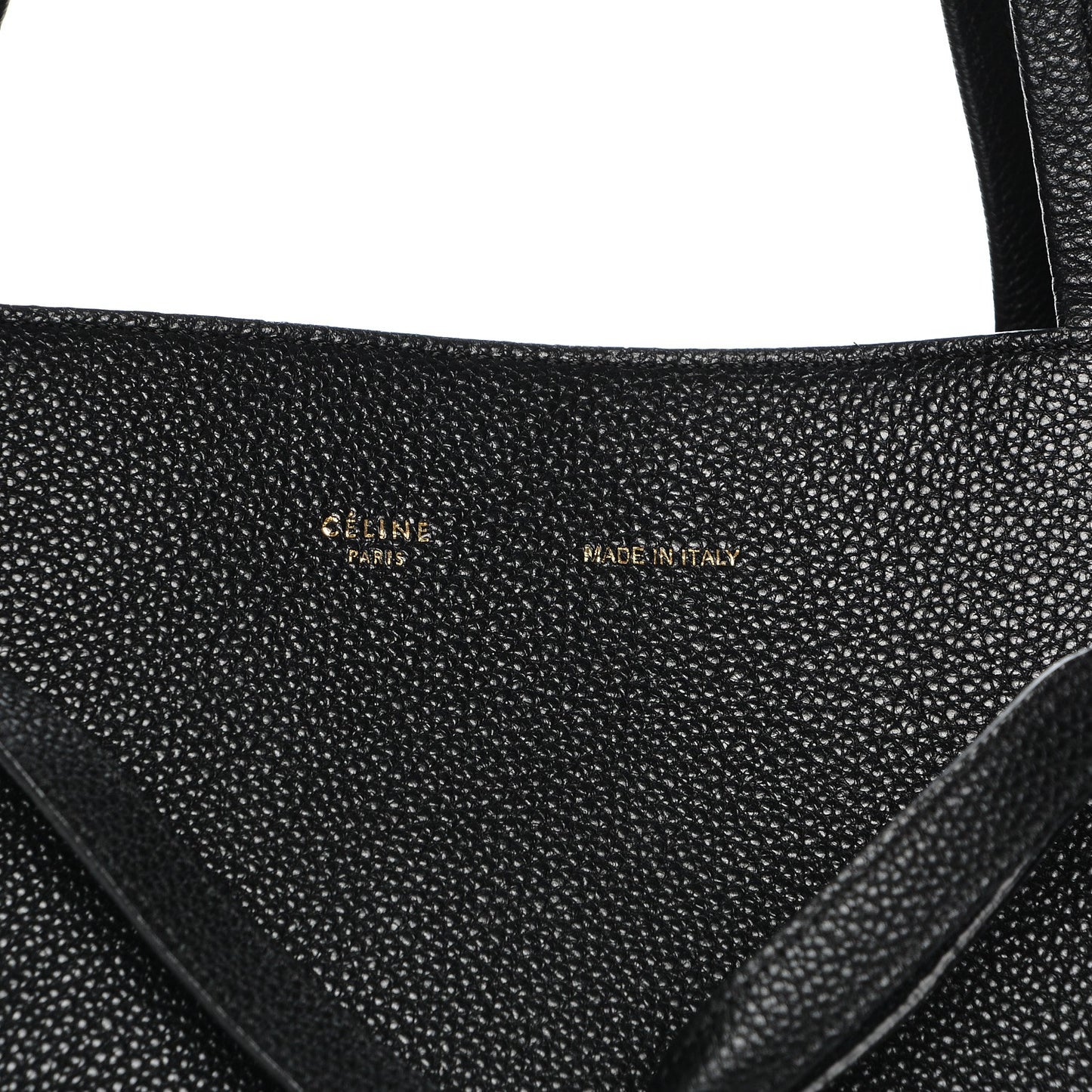 Soft Grained Calfskin Medium Cabas Phantom Black