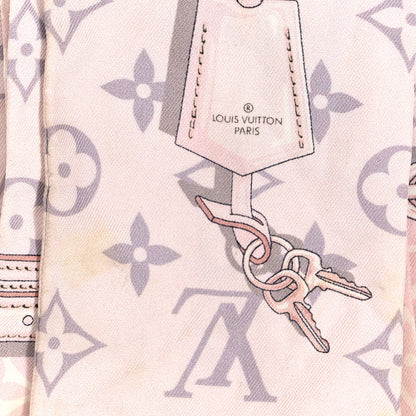 Louis Vuitton Silk Monogram Confidential Bandeau Light Pink 3 of 4
