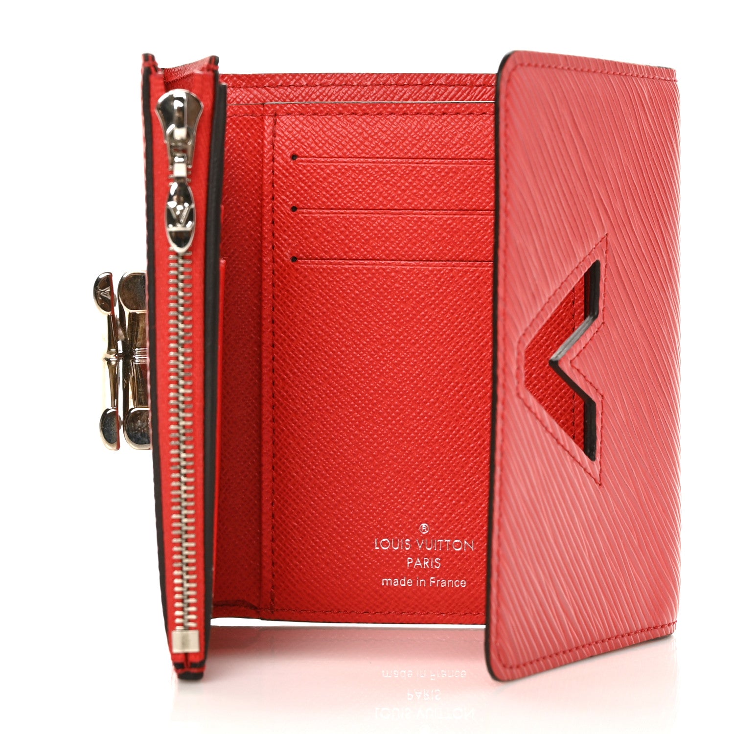 Louis Vuitton Epi Twist Compact Wallet Coquelicot 5 of 7
