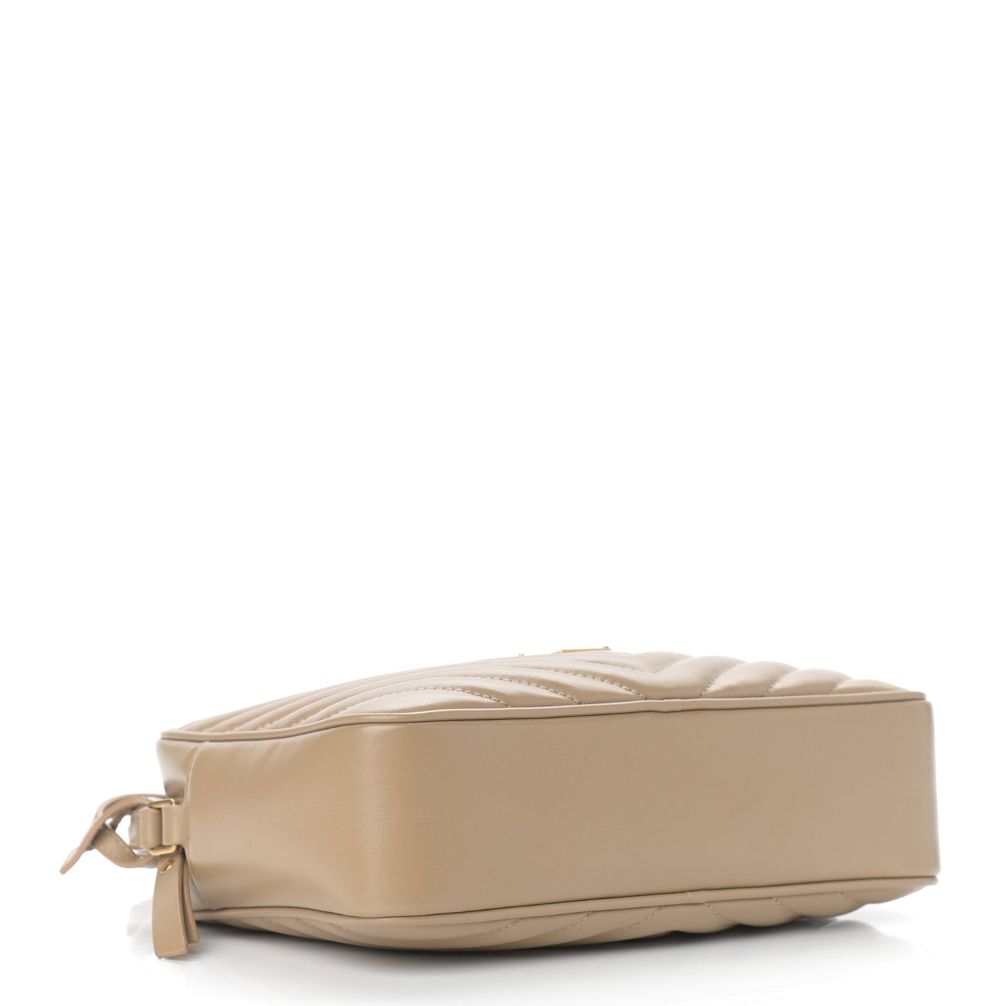 Calfskin Matelasse Monogram Lou Camera Bag Dark Latte