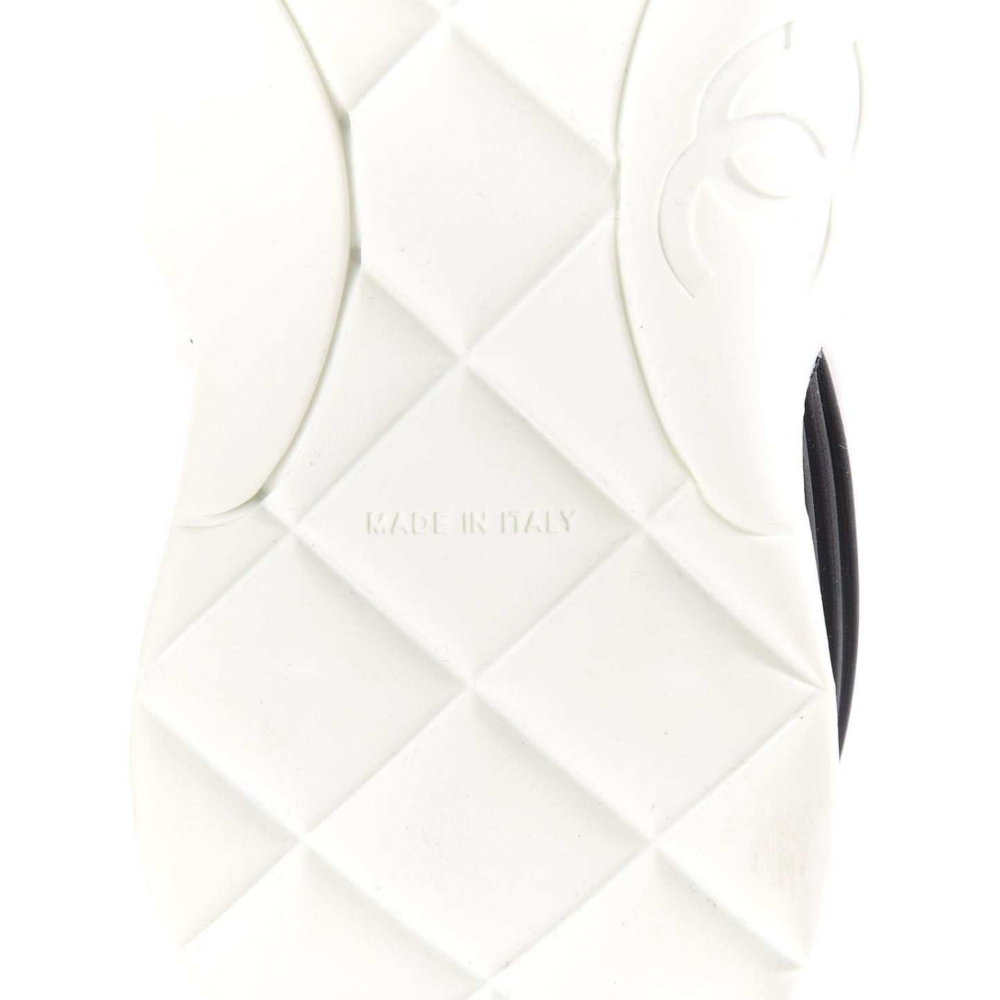 Stretch Fabric CC Sneakers 36.5 White