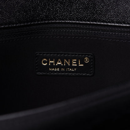 Chanel Caviar Quilted Medium Messenger Flap Black 8 of 11