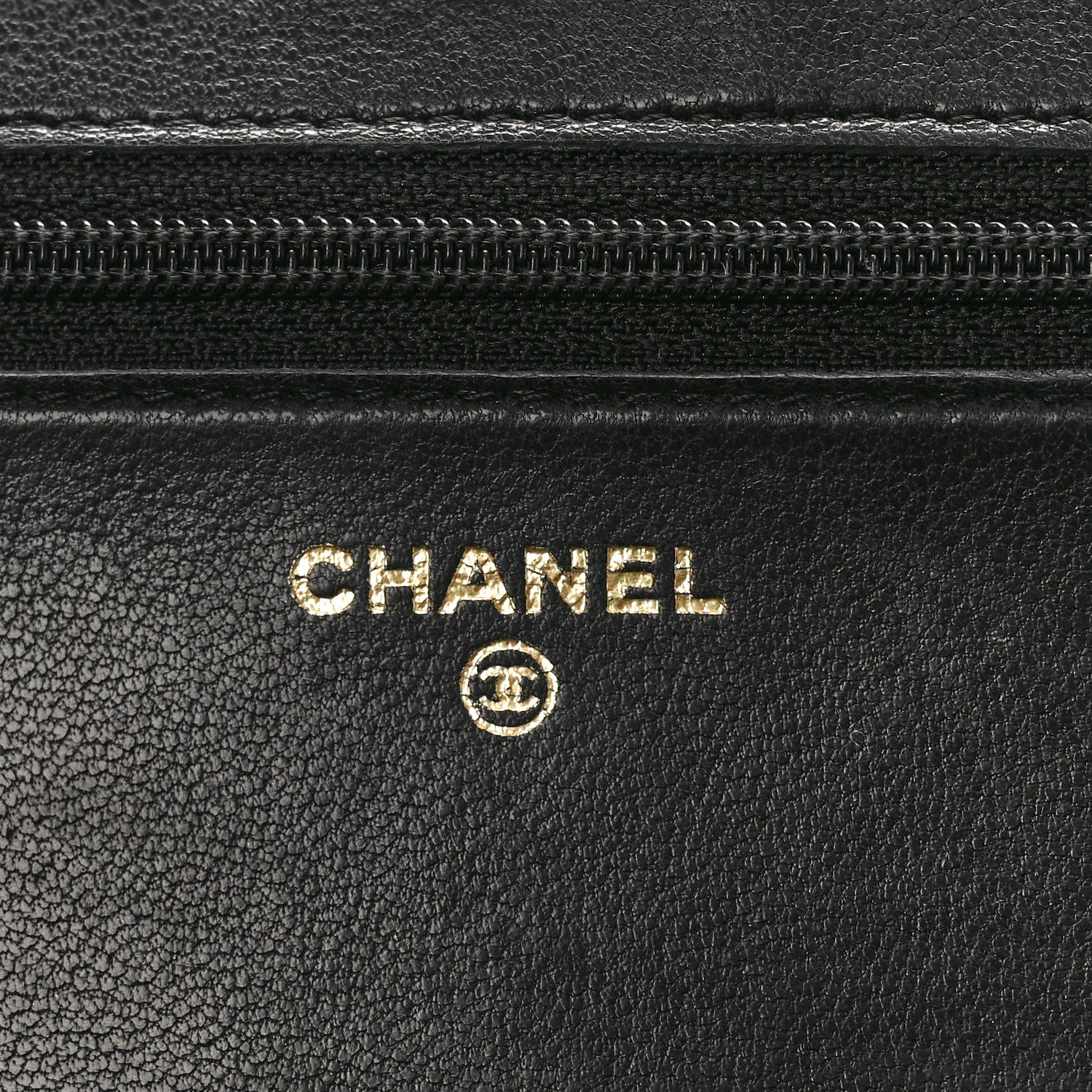 Chanel Lambskin Quilted Boy Wallet On Chain WOC Black 6 of 10