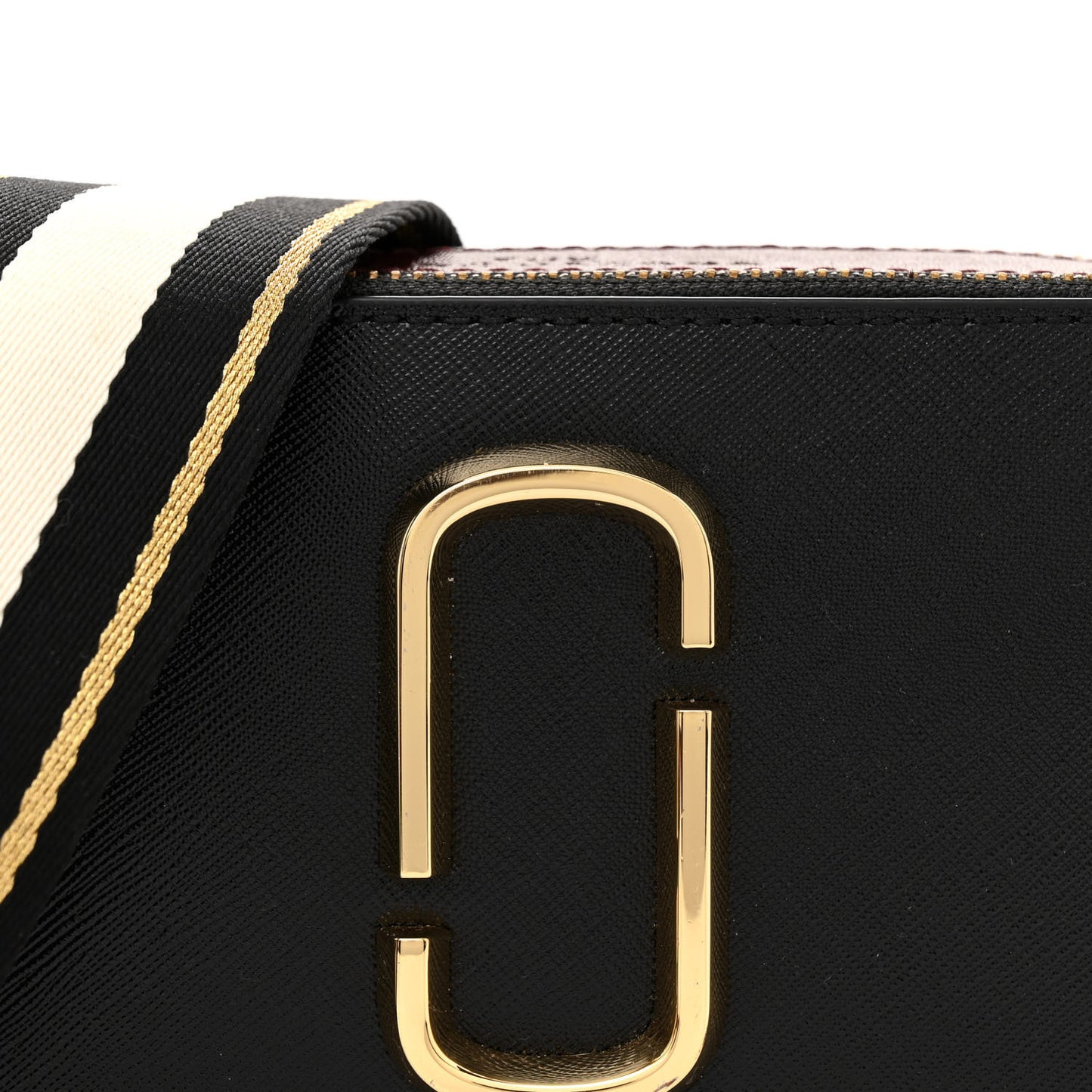 Saffiano Snapshot Camera Bag Black Multi