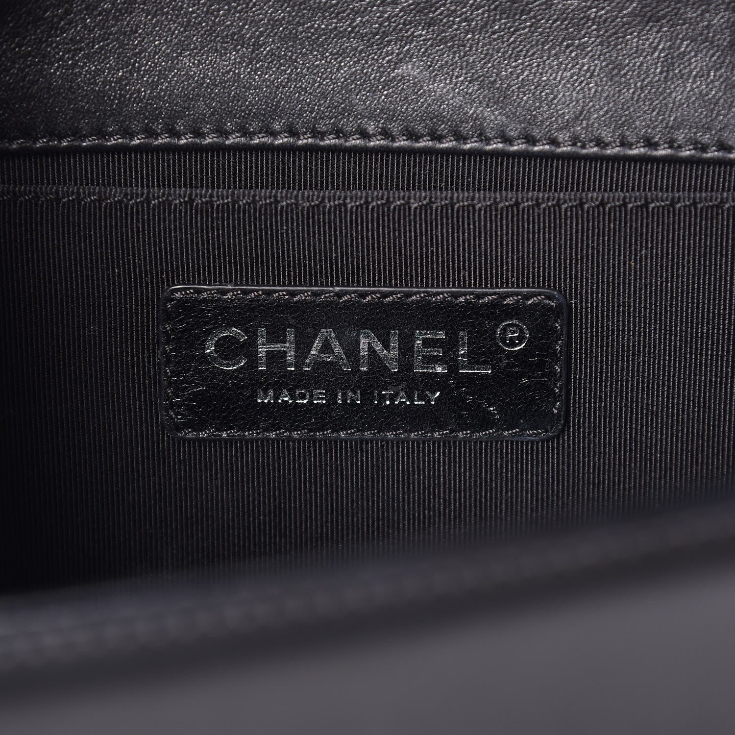 Chanel Lambskin Quilted Medium Boy Flap Black 6 of 8