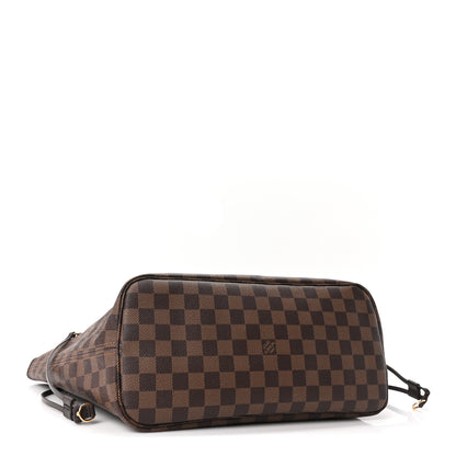 Louis Vuitton Damier Ebene Neo Neverfull MM Rose Ballerine 5 of 10