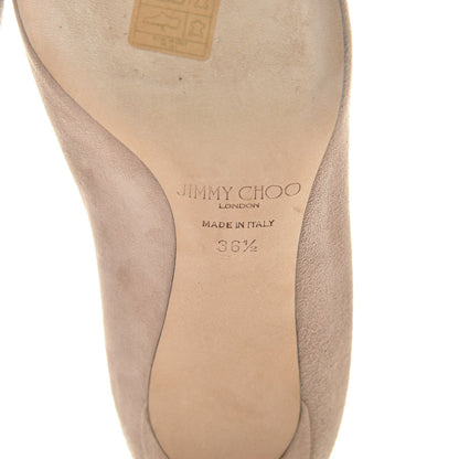 Jimmy Choo Suede Romy 40 Pumps 36.5 Nude 6 of 12