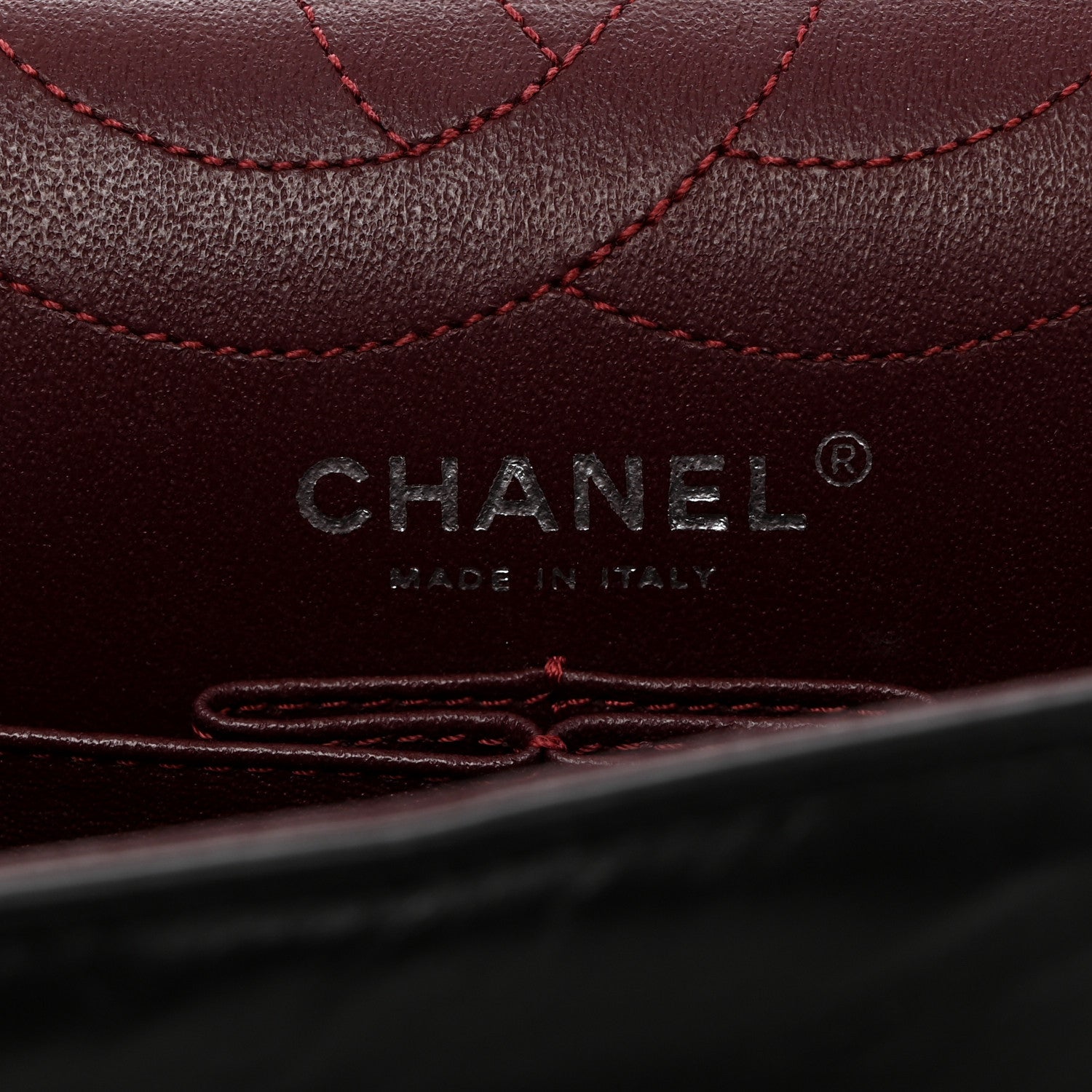 Chanel Aged Calfskin Chevron Quilted 2.55 Reissue 226 So Black 6 of 10
