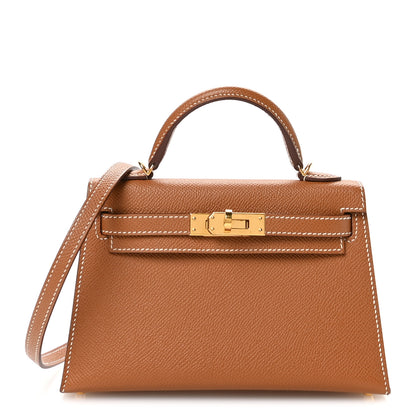 Hermes Epsom Mini Kelly Sellier 20 Gold 1 of 11