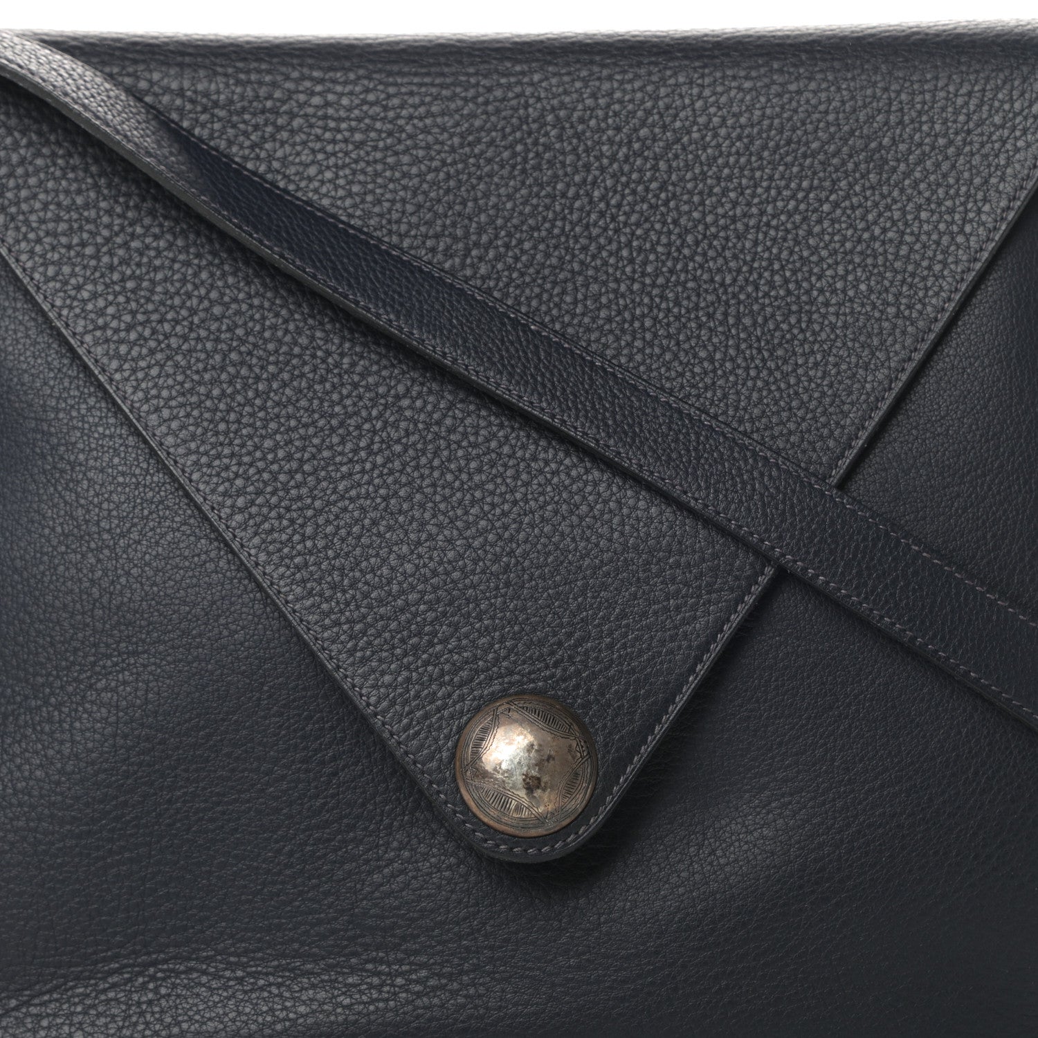 Hermes Taurillon Clemence Christine Bleu Indigo 8 of 15