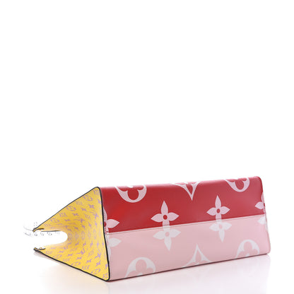 Louis Vuitton Monogram Giant Onthego GM Rouge Rose 5 of 11