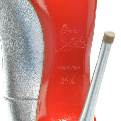 Christian Louboutin Metallic Calfskin So Kate 120 Pumps 35.5 Silver 6 of 7