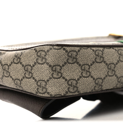 Gucci Soft GG Supreme Monogram Medium Ophidia Belt Bag Dark Brown 9 of 10