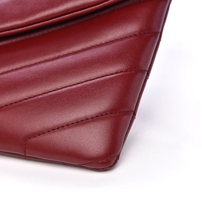Saint Laurent Calfskin Y Quilted Monogram Loulou Flap Bag Palissandre 10 of 11