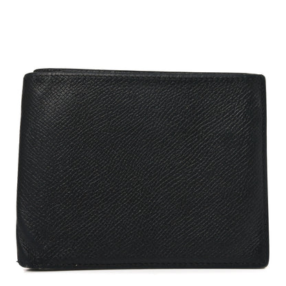 Hermes Epsom Citizen Twill Compact Wallet Black 1 of 7