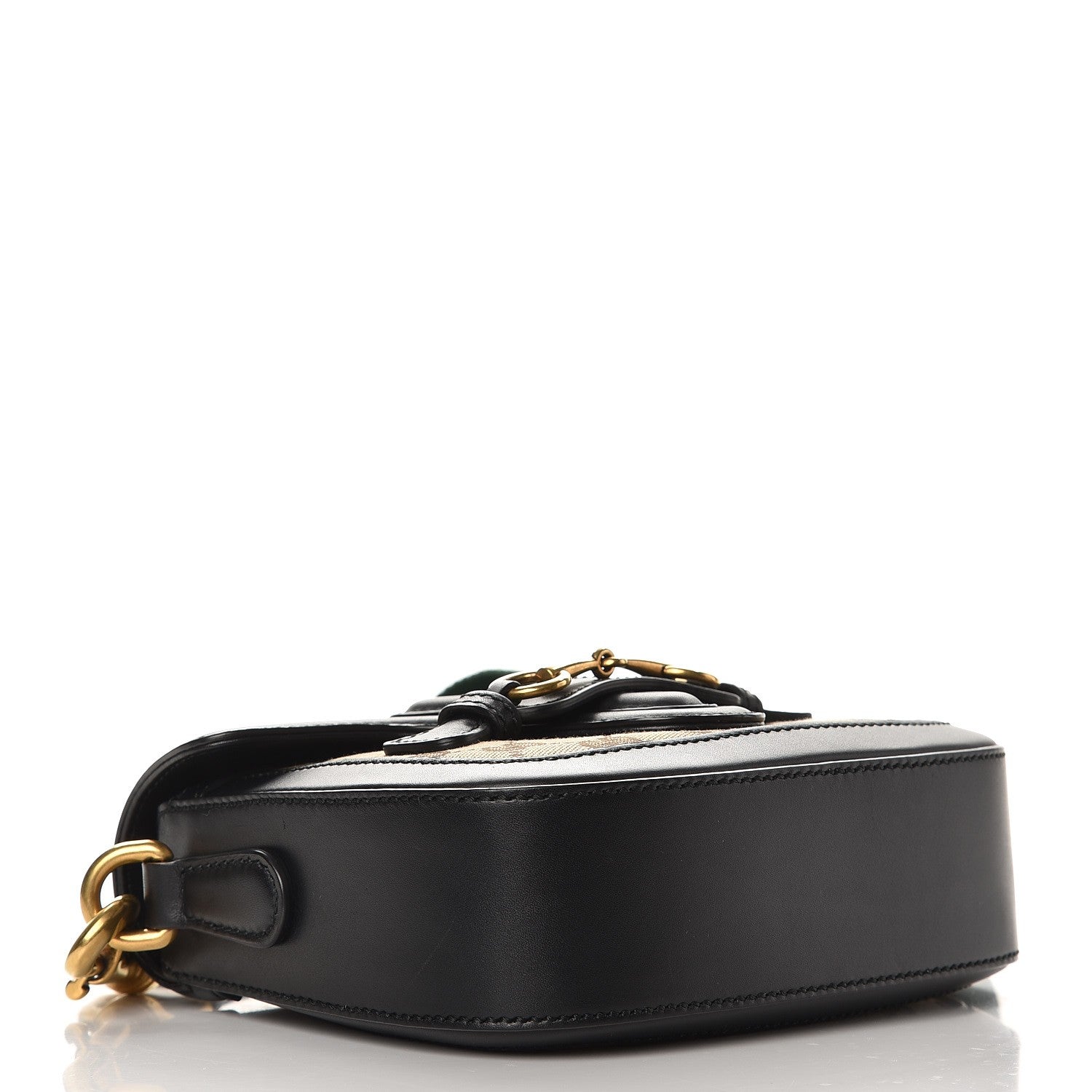 Gucci Monogram Small Lady Web Shoulder Bag Beige Black 4 of 8