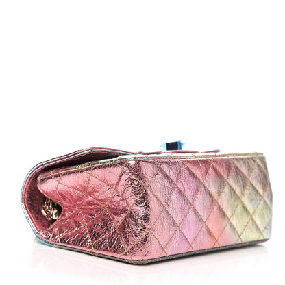Chanel Metallic Goatskin Quilted Mini 2.55 Reissue Flap Multicolor 3 of 10