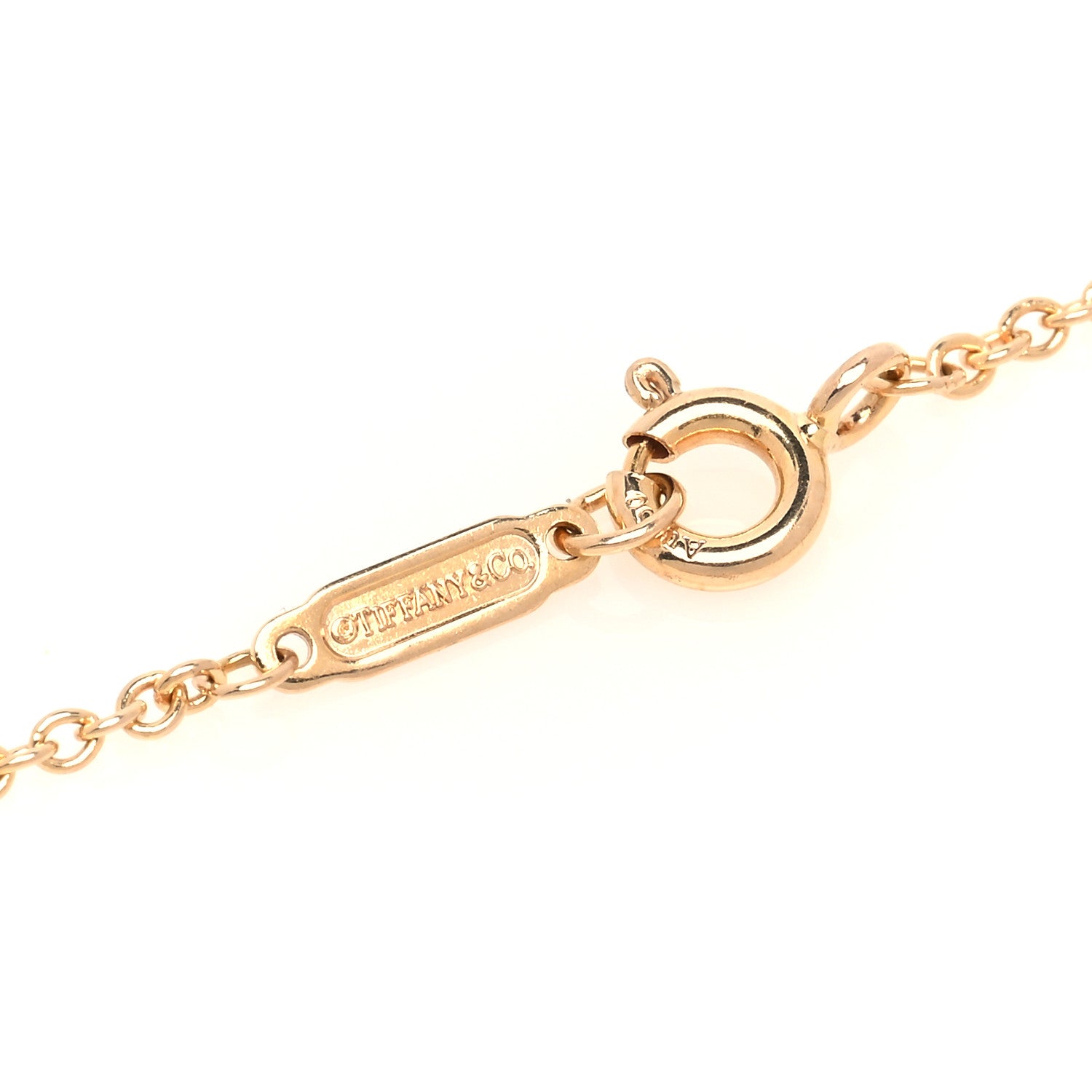 Tiffany 18K Yellow Gold Diamond Atlas Pierced Bracelet 5 of 6