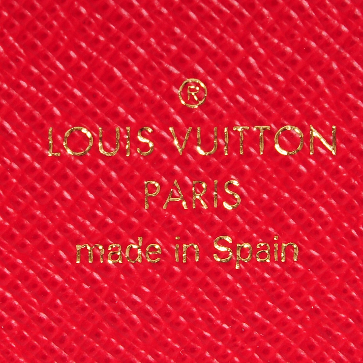 Louis Vuitton Damier Ebene Insolite Wallet Red 6 of 7