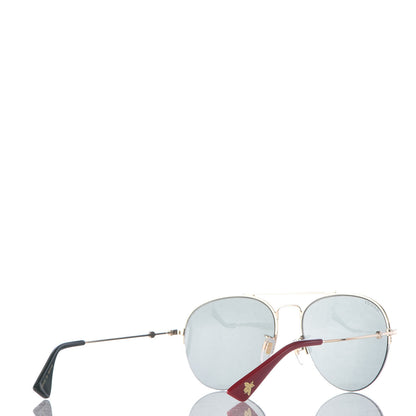 Gucci Aviator Sunglasses GG0107/S Green Red 4 of 7