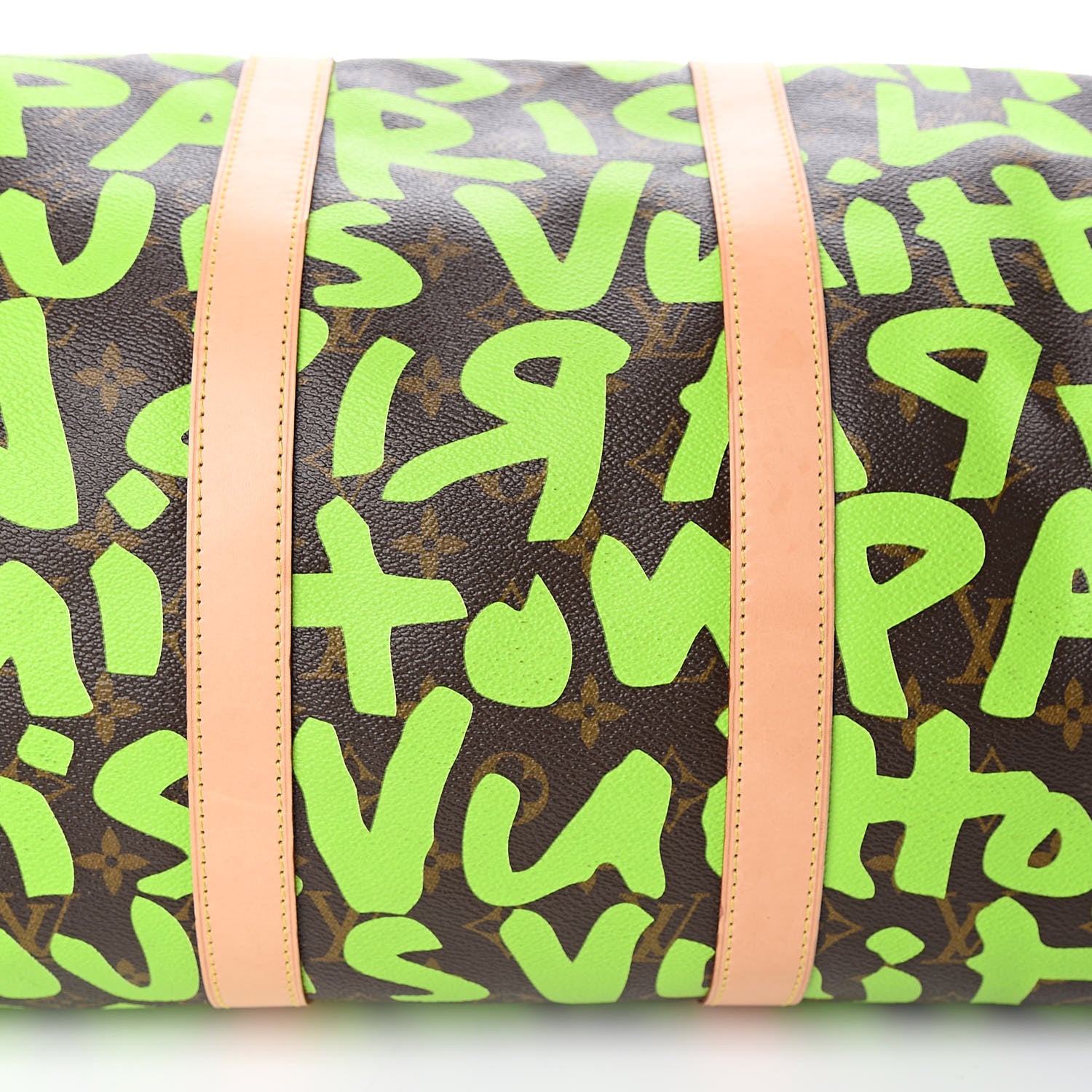 Louis Vuitton Monogram Graffiti Keepall 50 Green 9 of 18