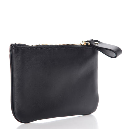 Valentino Garavani Calfskin VLTN Coin Purse Black 3 of 6