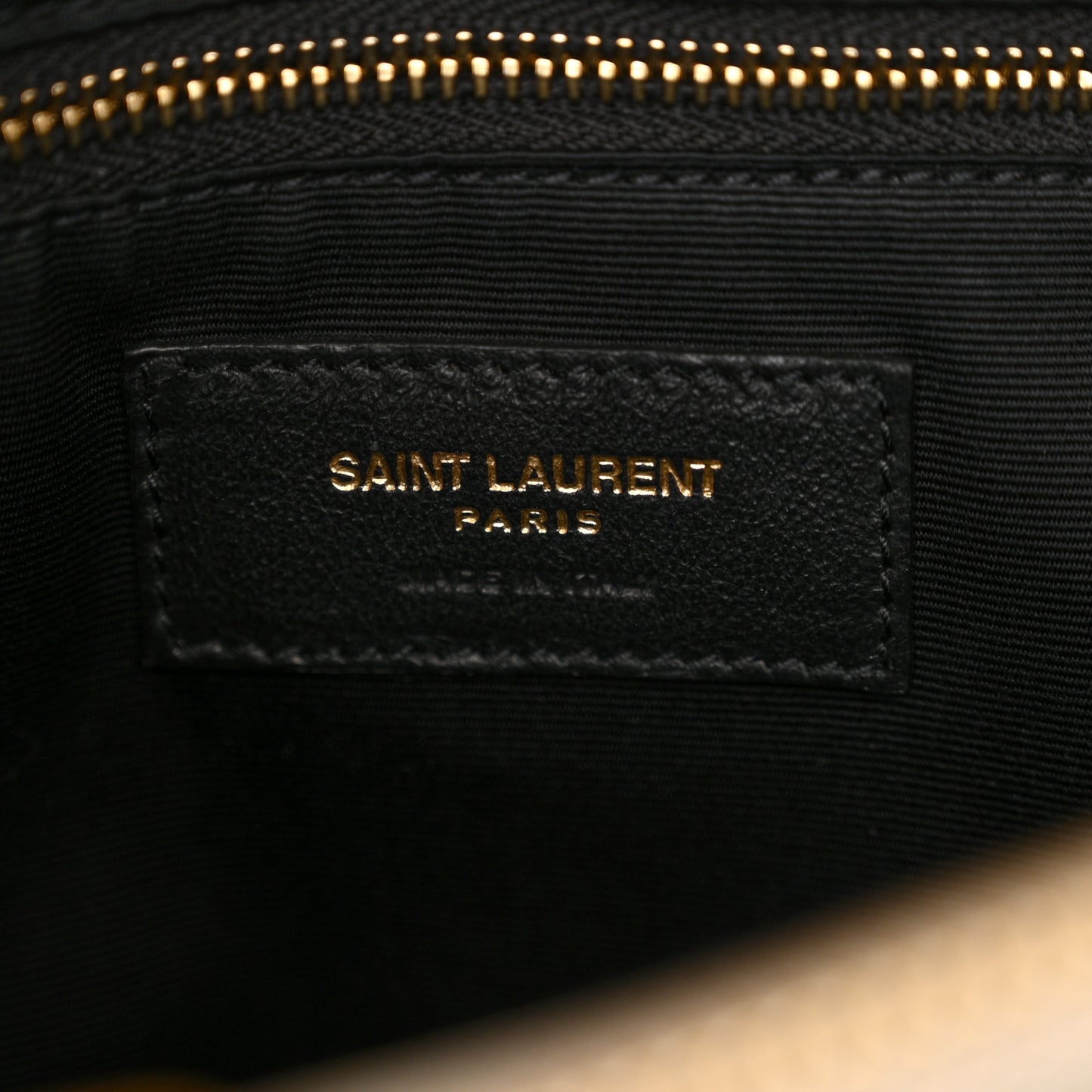 Calfskin Y Quilted Monogram Medium Loulou Chain Satchel Crema Soft