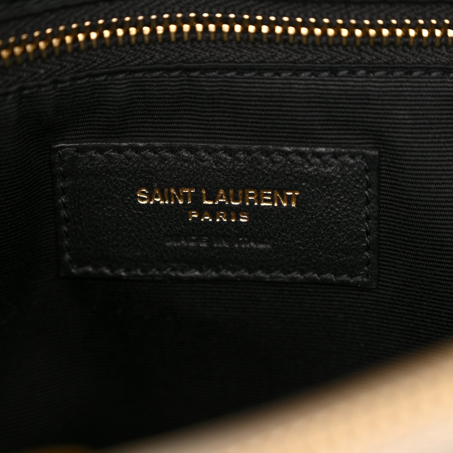 Saint Laurent Calfskin Y Quilted Monogram Medium Loulou Chain Satchel Crema Soft 6 of 15
