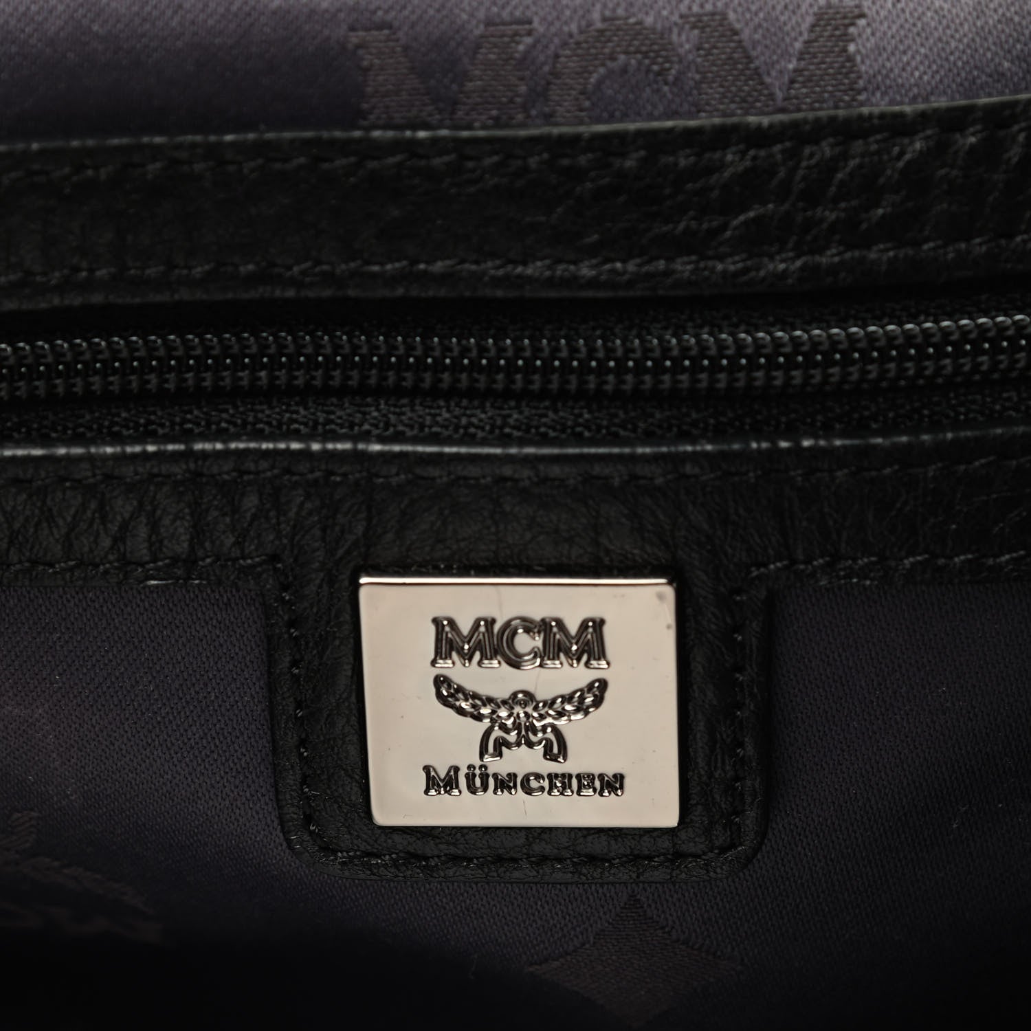 MCM Visetos Medium Sprinkle Stud Stark Backpack Black 6 of 9