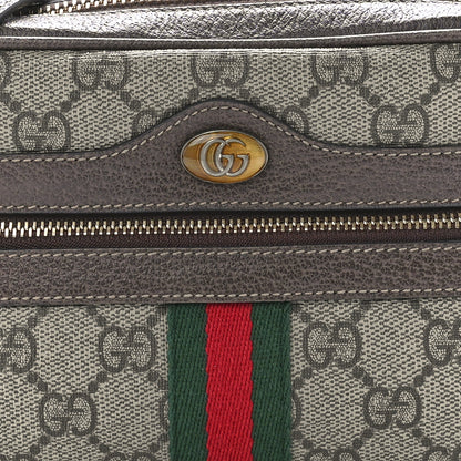 Gucci GG Supreme Monogram Web Mini Ophidia Shoulder Bag Brown 8 of 12