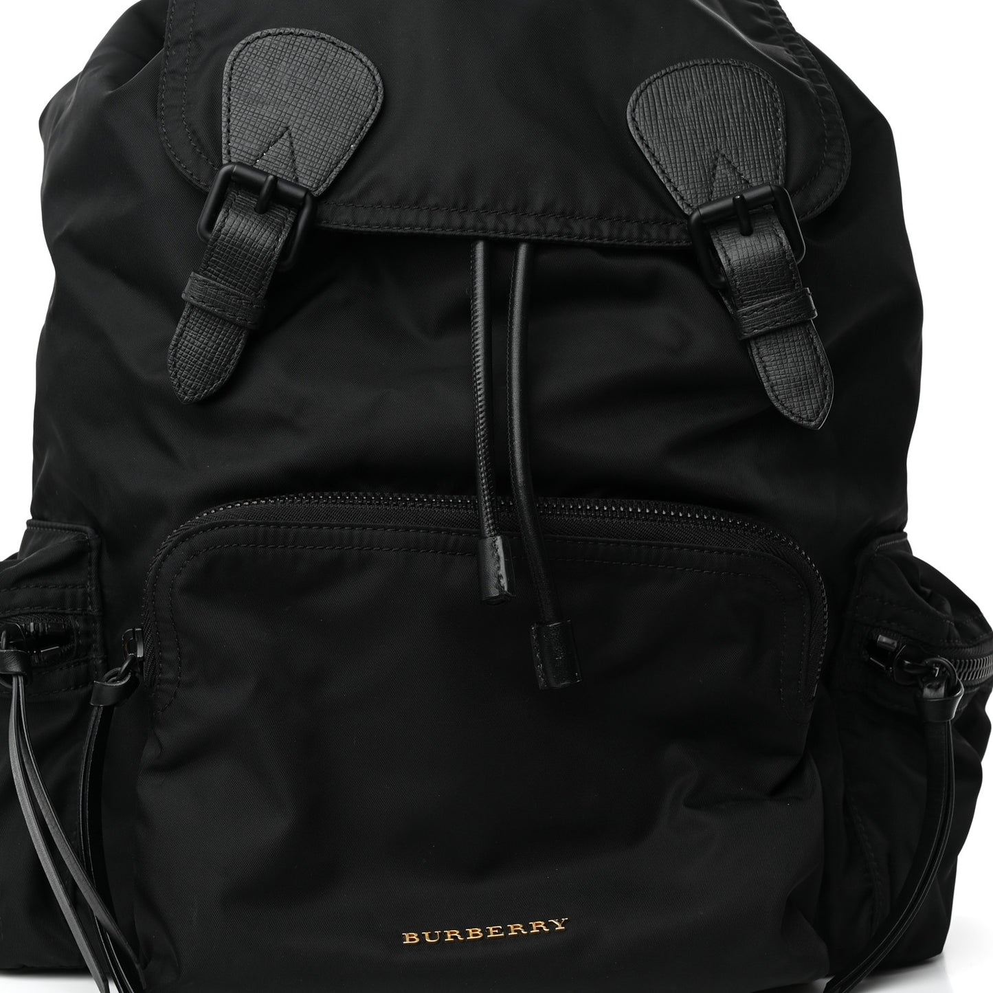 Technical Nylon Large Rucksack Backpack Black
