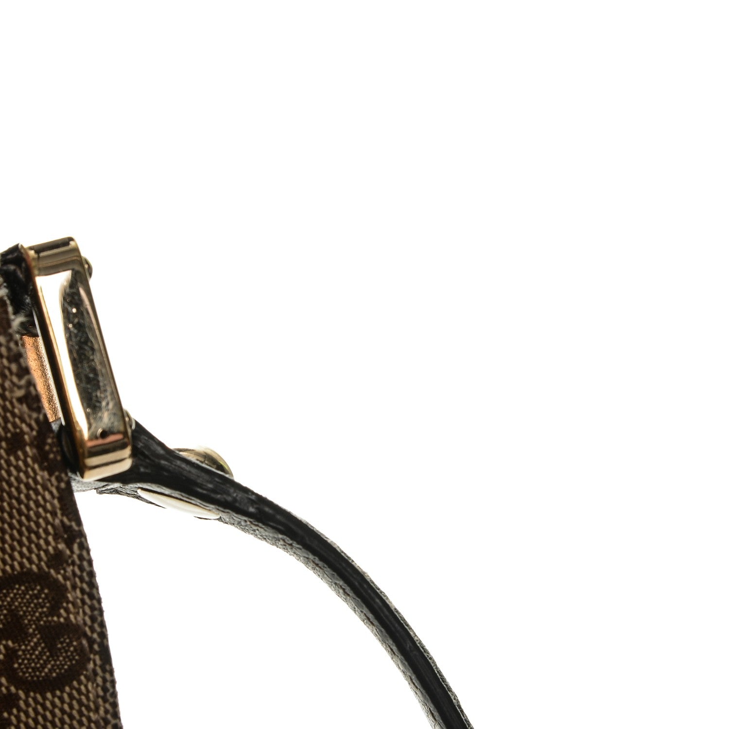 Gucci Monogram Large New Ladies Web Hobo Dark Brown 8 of 9