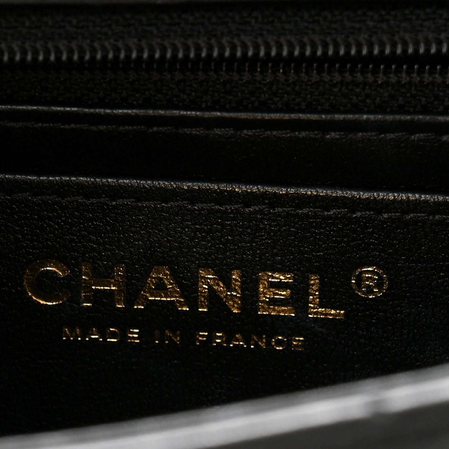 Lambskin Quilted Mini Rectangular Flap Black