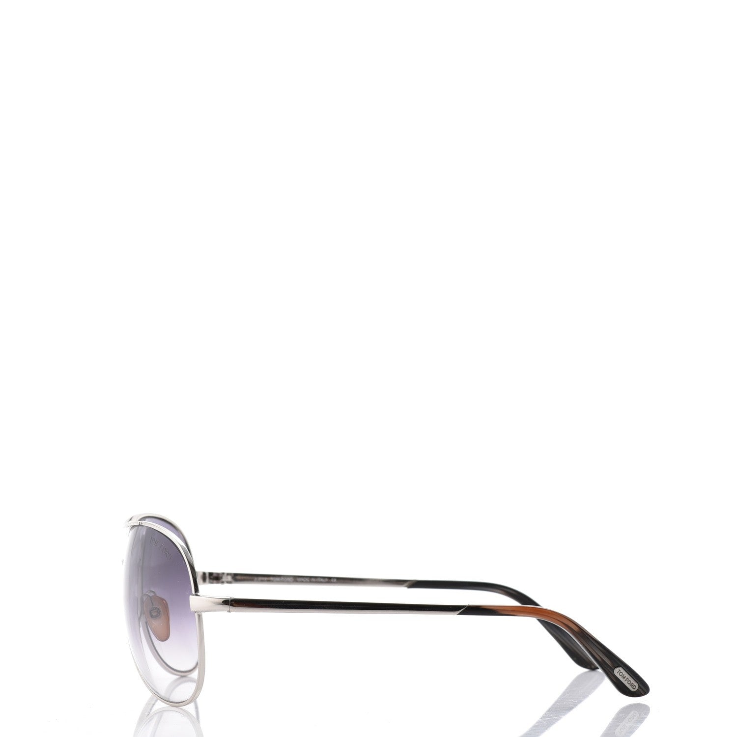 Tom Ford Metal Charles Aviator Sunglasses TF35 Silver 3 of 7
