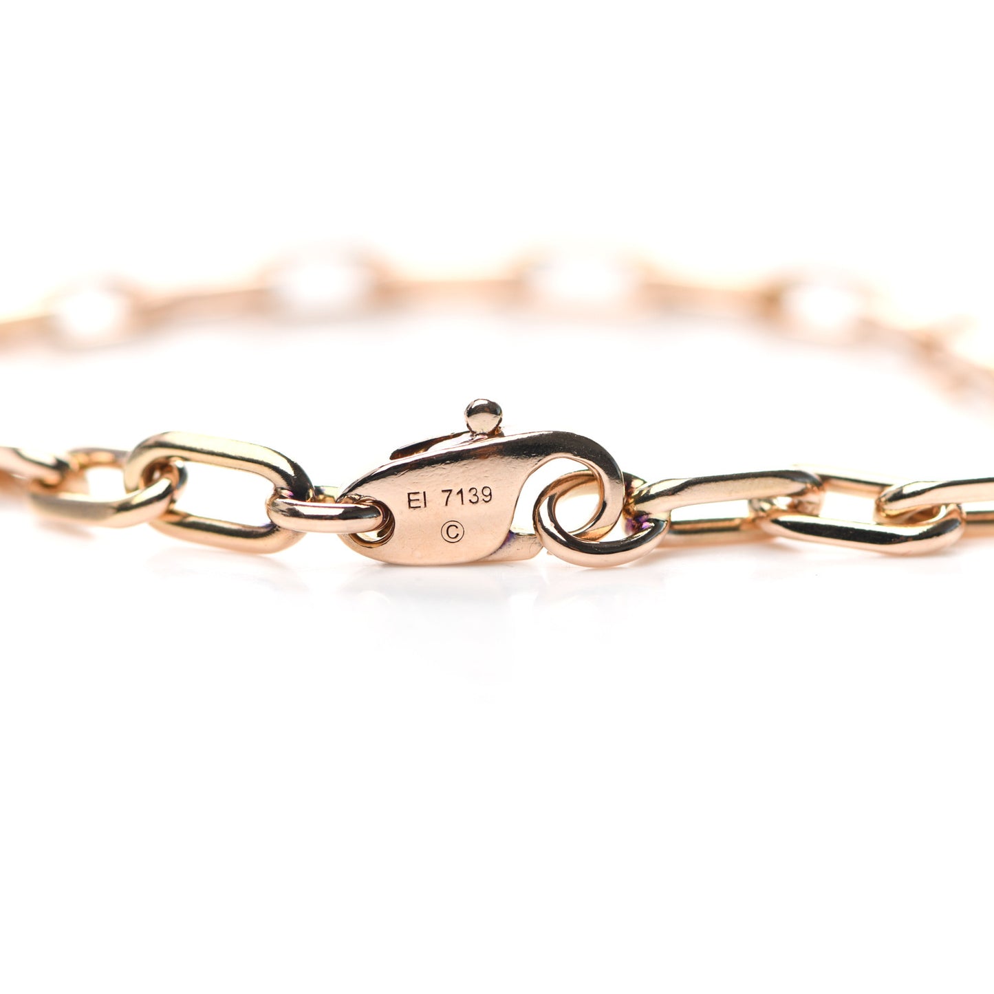 18K Pink Gold Spartacus Link Chain Bracelet