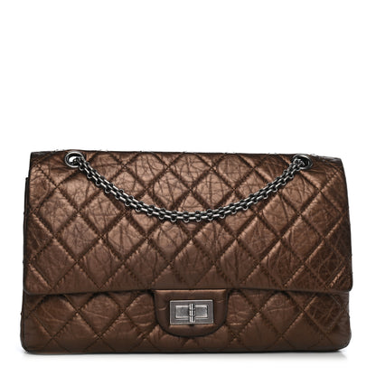 Chanel Metallic Aged Calfskin Quilted 2.55 Reissue 227 Flap Bronze 1 of 10