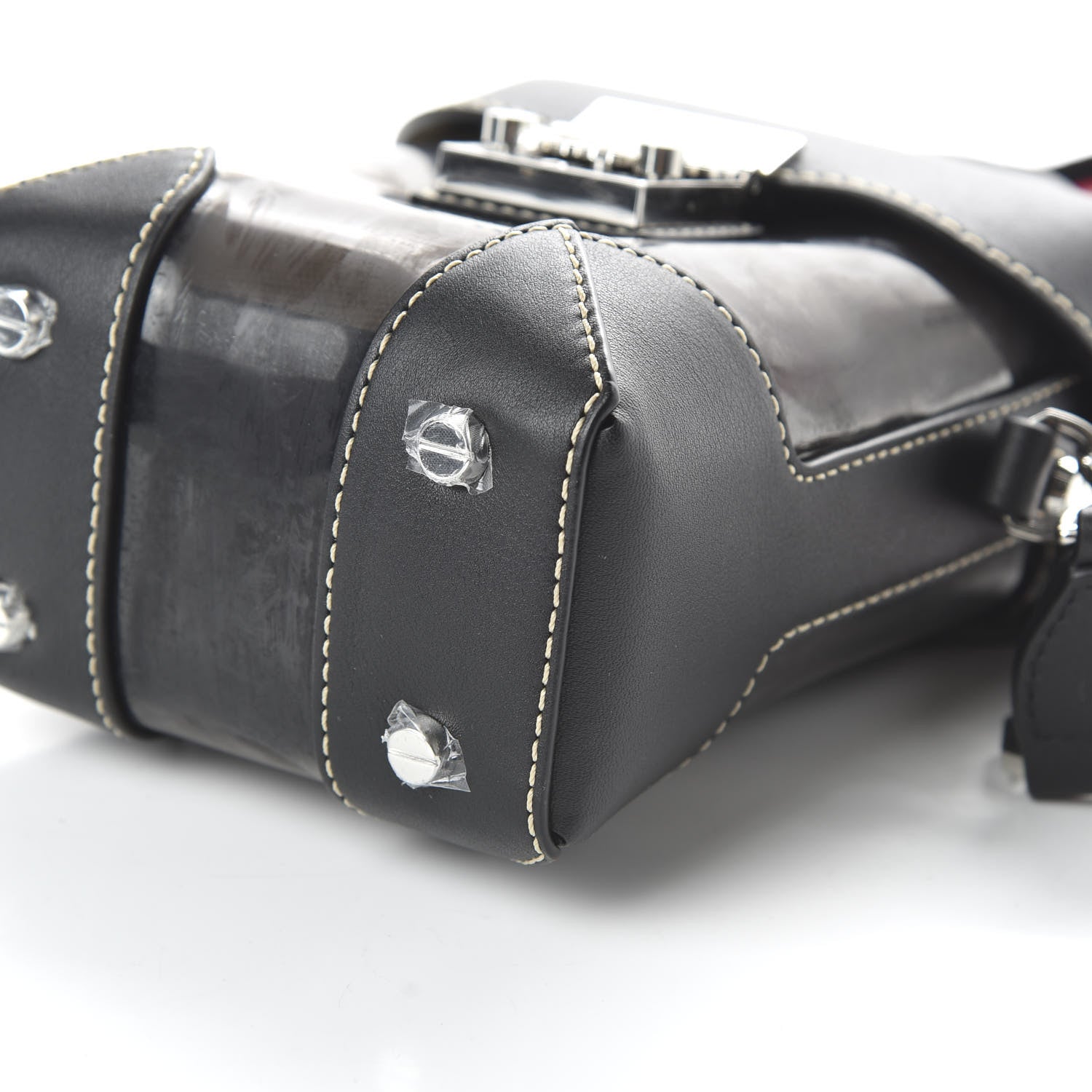 MCM Transparent Mini Berlin Crossbody Black 7 of 10