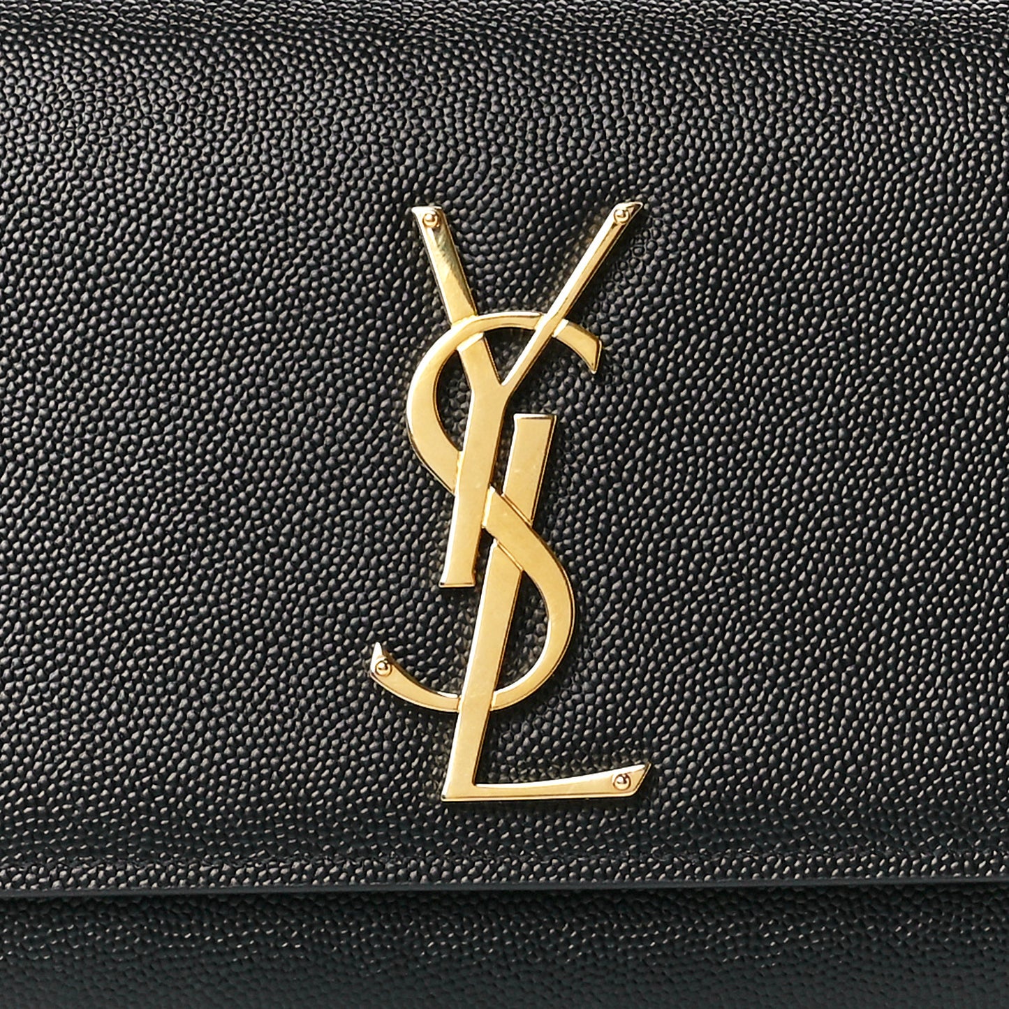 Grain De Poudre Monogram Cassandre Clutch Black