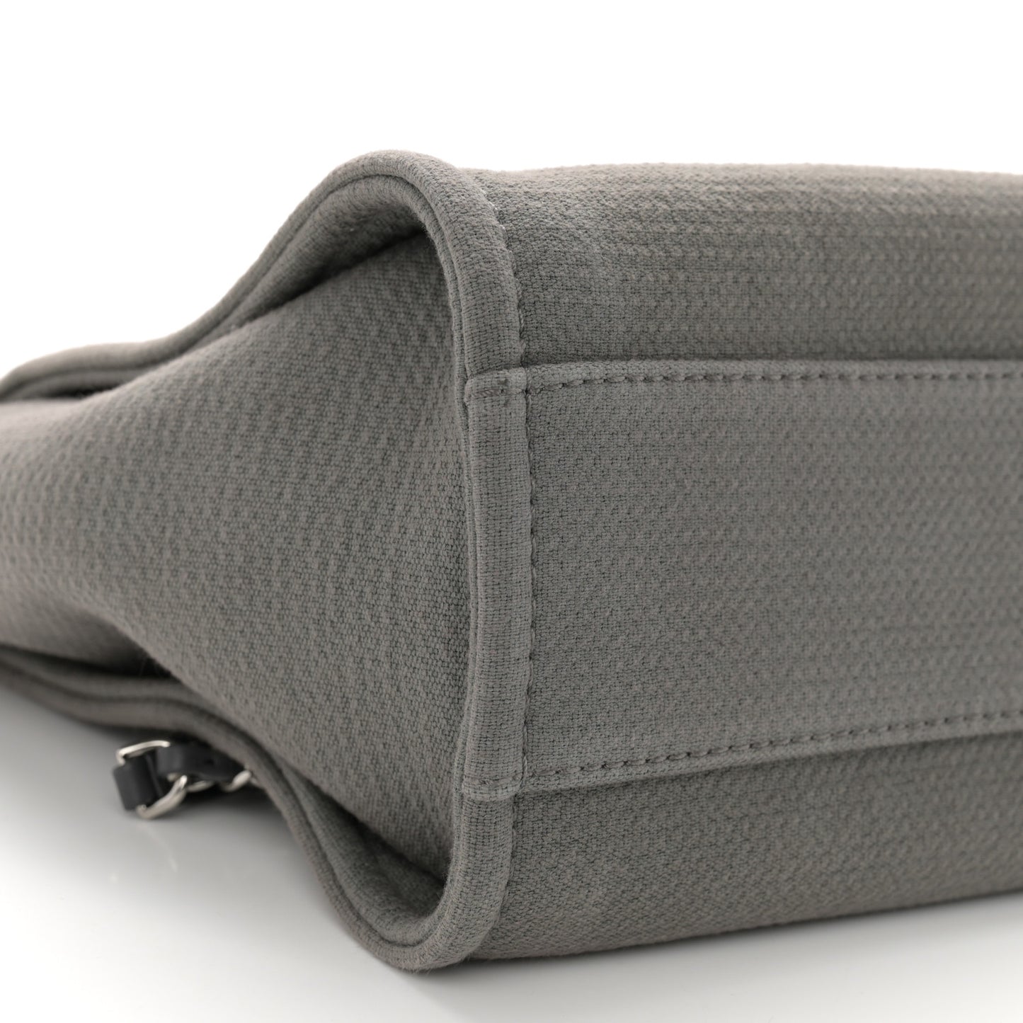 Mixed Fibers Small Deauville Tote Dark Grey