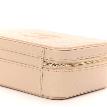 Chanel Caviar Quilted Medium CC Filigree Vanity Case Beige 10 of 13