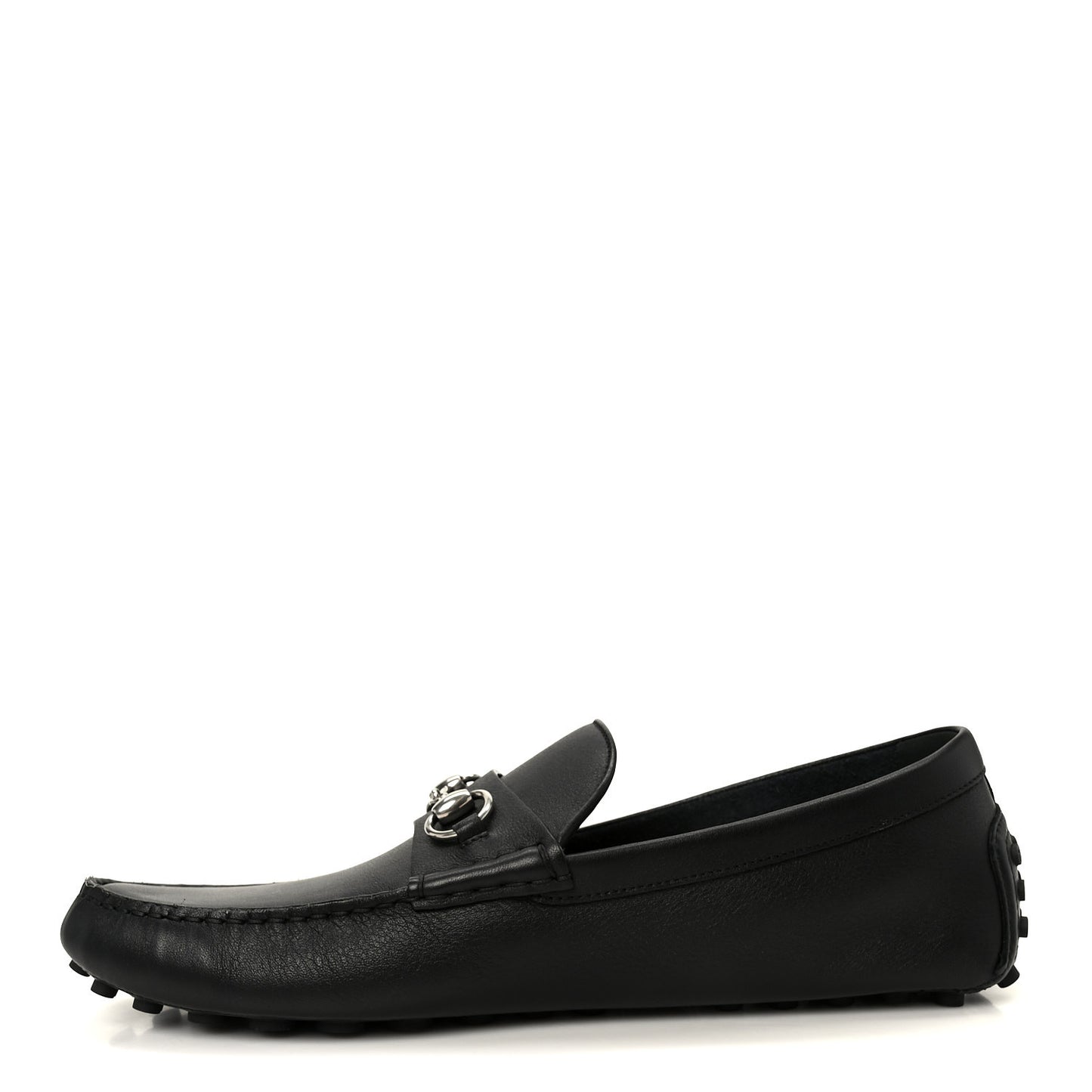 Soft Clove Calfskin Mens Horsebit Driver Loafers 12 Black