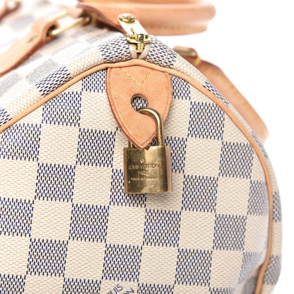 Louis Vuitton Damier Azur Speedy 30 10 of 11