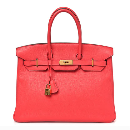 Hermes Togo Birkin 35 Bougainvillea 1 of 9