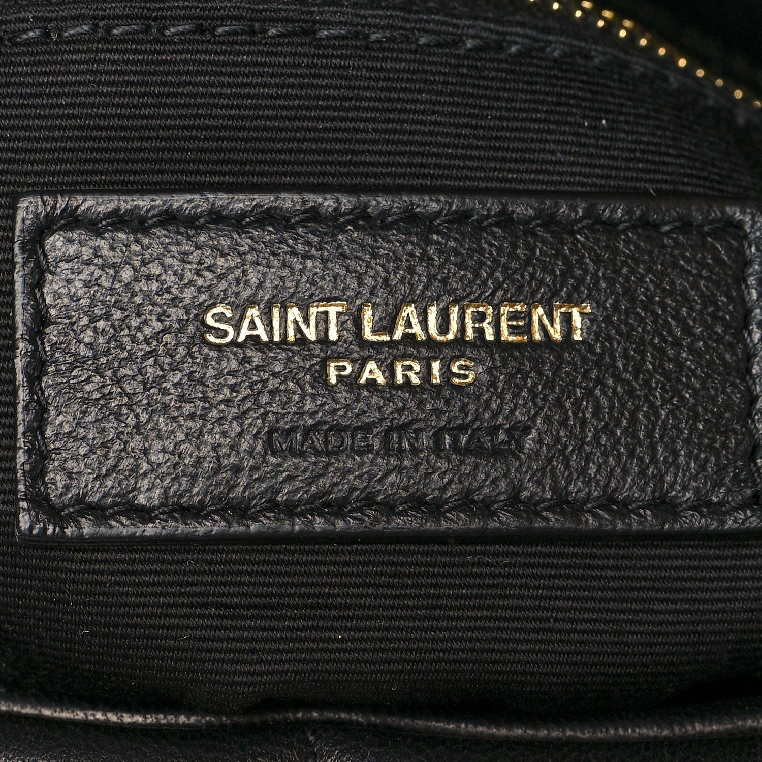 Saint Laurent Lambskin Quilted Small Loulou Puffer Monogram Chain Satchel Black 6 of 11