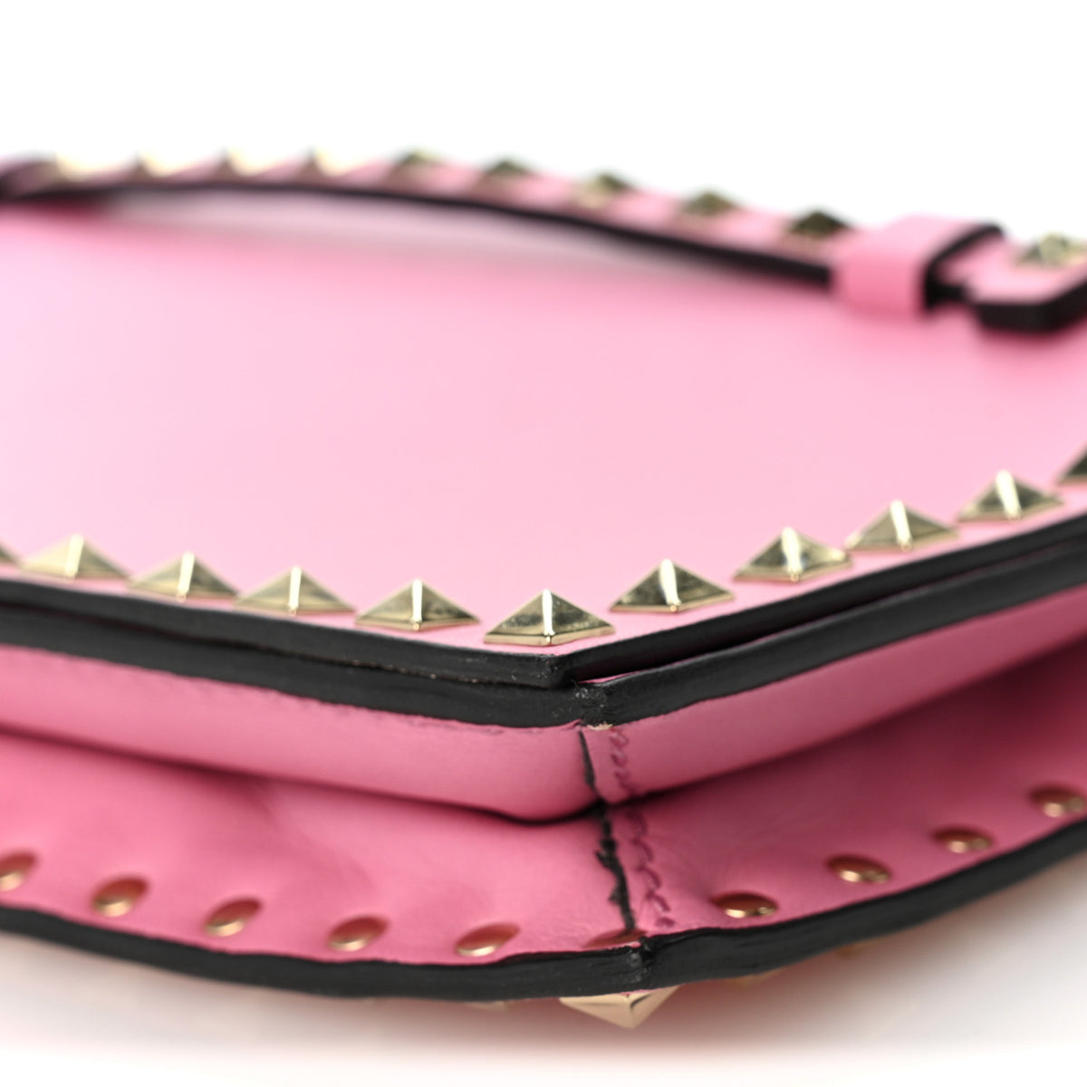 Valentino Garavani Nappa Rockstud Wristlet Clutch Ninphea 20 of 22
