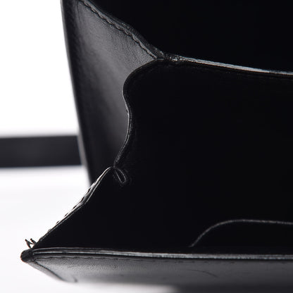 Celine Box Calfskin Medium Classic Box Flap Bag Black 10 of 30