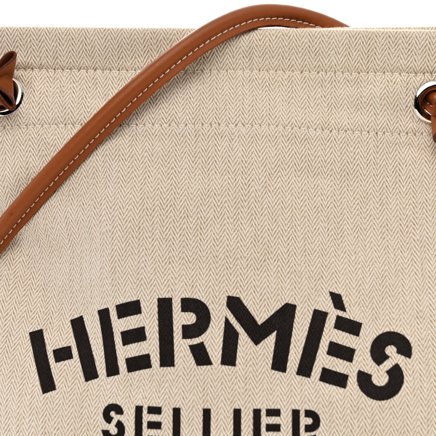 Hermes Canvas Swift Aline Grooming Bag Gold 8 of 10