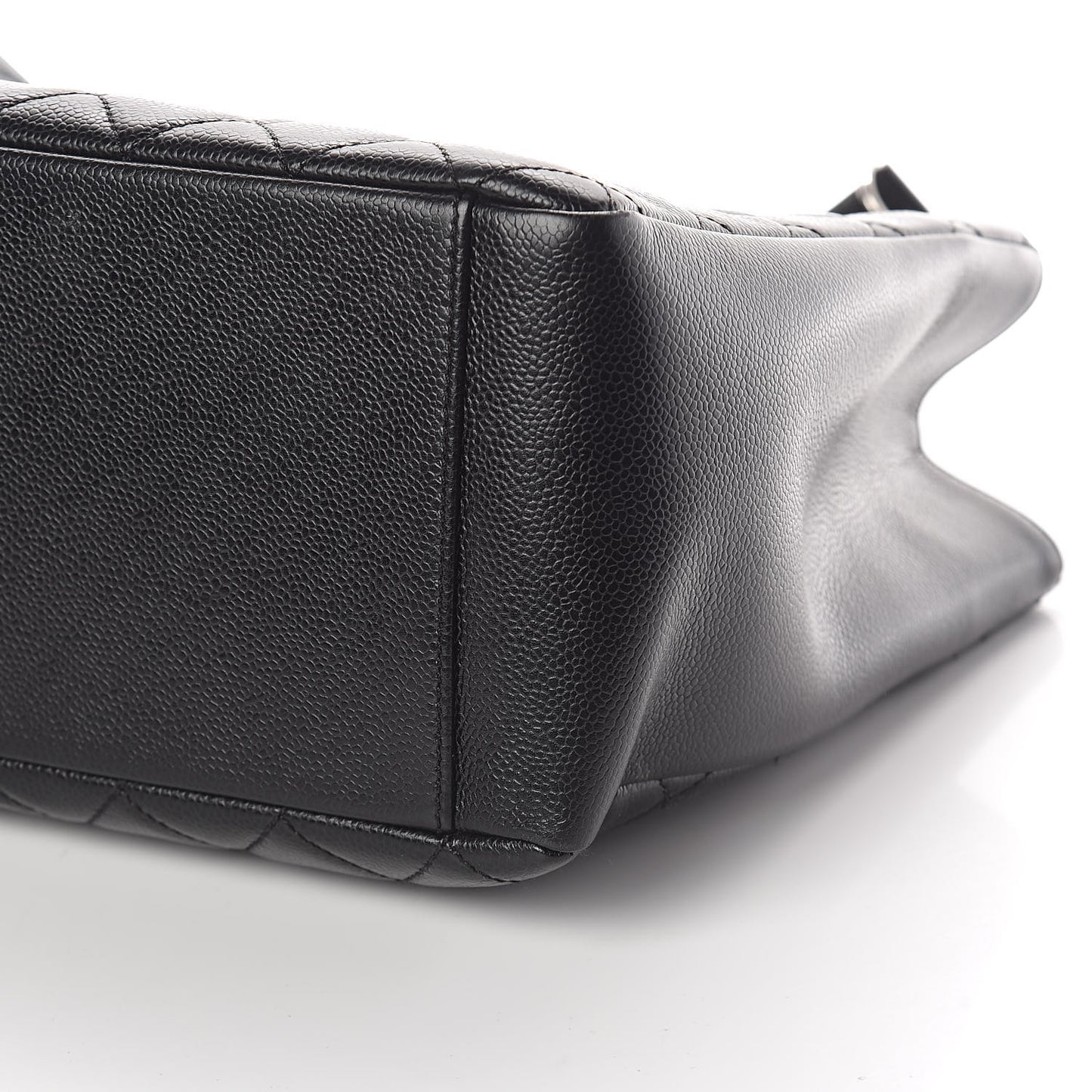 Caviar Quilted Grand Shopping Tote GST Black
