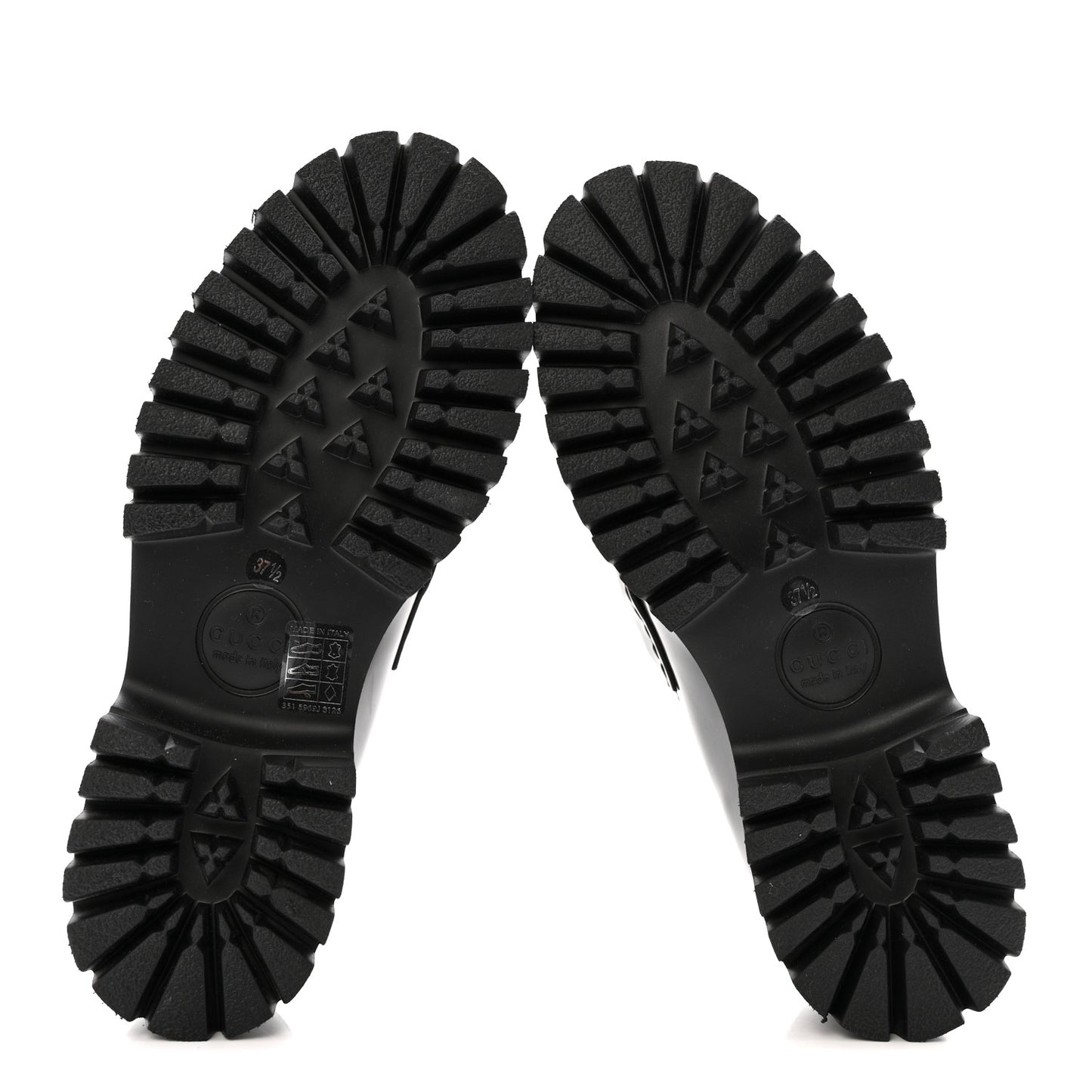 Cordovan Lux Womens Horsebit 45mm Platform Loafers 37.5 Black